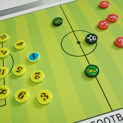 Commercio all&prime;ingrosso Calcio Coaching Tactical Board, portatile magnetico Calcio Coach Blackboard dono addestramento Assistente attrezzatura Kit