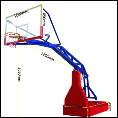 Rete da basket personalizzata Outdoor da 12 loop per tutti i stagioni per i giovani