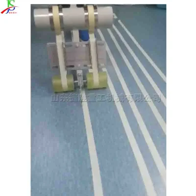 Macchina per marcatura a croce Line Zebra facile da usare linea retta Radian Attrezzatura di garage con ruote in gomma regolabile