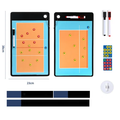 All&prime;ingrosso magnetico Soccer Tactic Board Dry Erase Marker, gomma, pieghevole e portatile Calcio Coaching Board Tool