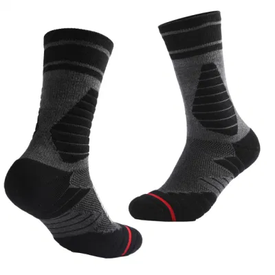 Factory Wholesale Custom Logo uomo Sports Basketball Socks cotone assorbente il sudore Calze
