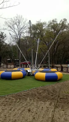 Commercial 4 persone Gungee Gommone Trampolino
