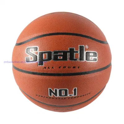 Basketball in pelle PU laminata misura ufficiale