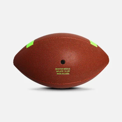Palla di rugby americana da calcio in pelle PU per l&prime;allenamento