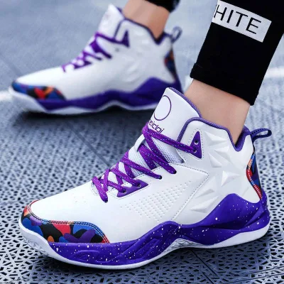 Nuovo arrivo scarpe da basket traspiranti ragazzi studenti Friction Sound Combat Scarpe sportive da training per giovani uomini