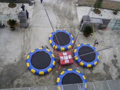 Commercial 4 persone Gungee Gommone Trampolino