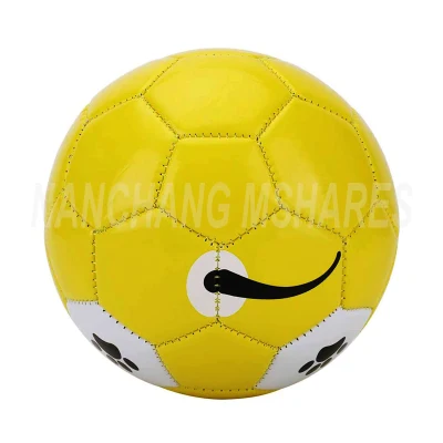 Palla da calcio a giocattolo piccolo gonfiabile in PVC lucido a buon mercato misura 3