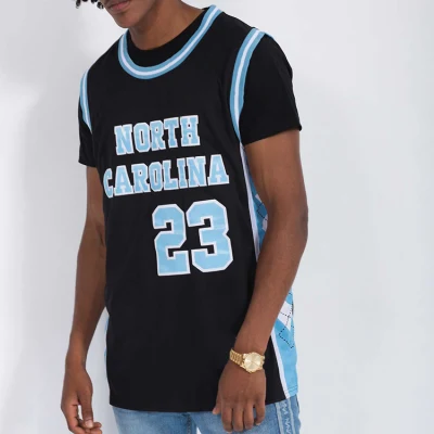 Maglia da basket della squadra all&prime;ingrosso sublimazione personalizzata Ricamo maglia da basket maschile