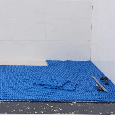 Esterno PP Interlocking Basket Court Flooring pavimento in plastica Tile