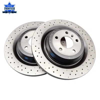 Disco freno rotore a disco ventilato in fabbrica della concorrenza Frontech per Audi A4a6/A8