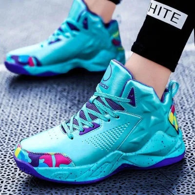 Nuovo arrivo scarpe da basket traspiranti ragazzi studenti Friction Sound Combat Scarpe sportive da training per giovani uomini