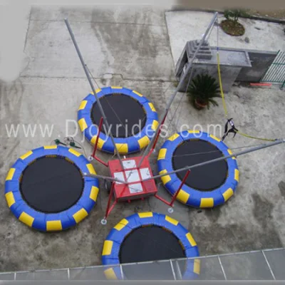 Commercial 4 persone Gungee Gommone Trampolino