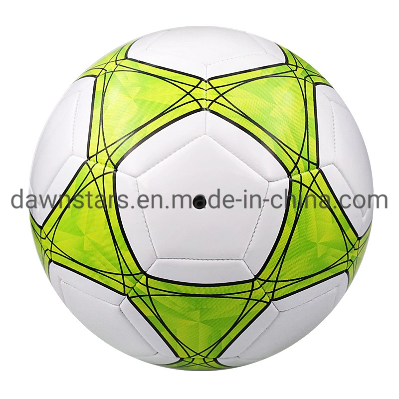 China Wholesale Factory Custom Logo Size 5 PVC Football Machine Stitched Training Ball