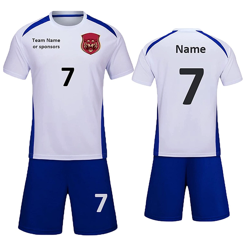 Dye Sublimation Custom Thai Quality Soccer Jersey Polyester Team Training Kids Soccer Uniform