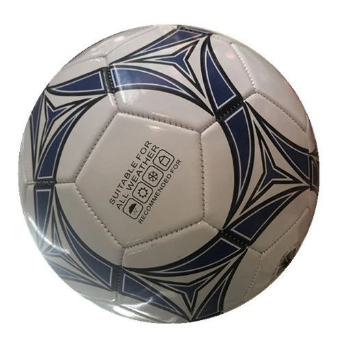 Official Size Printed Football PVC Leather Soccer Ball