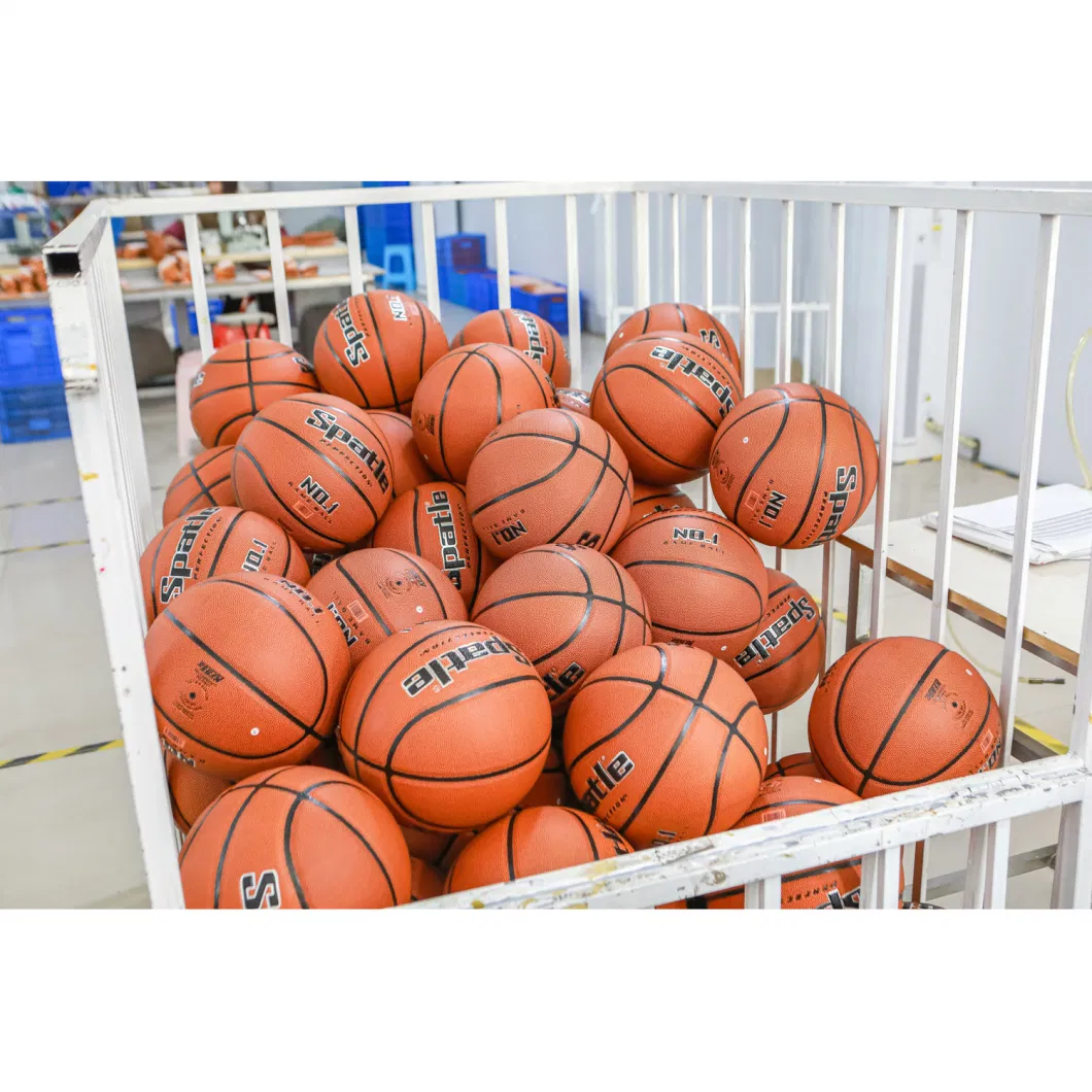 Professional Official Size Basketball with Durable PU Cover