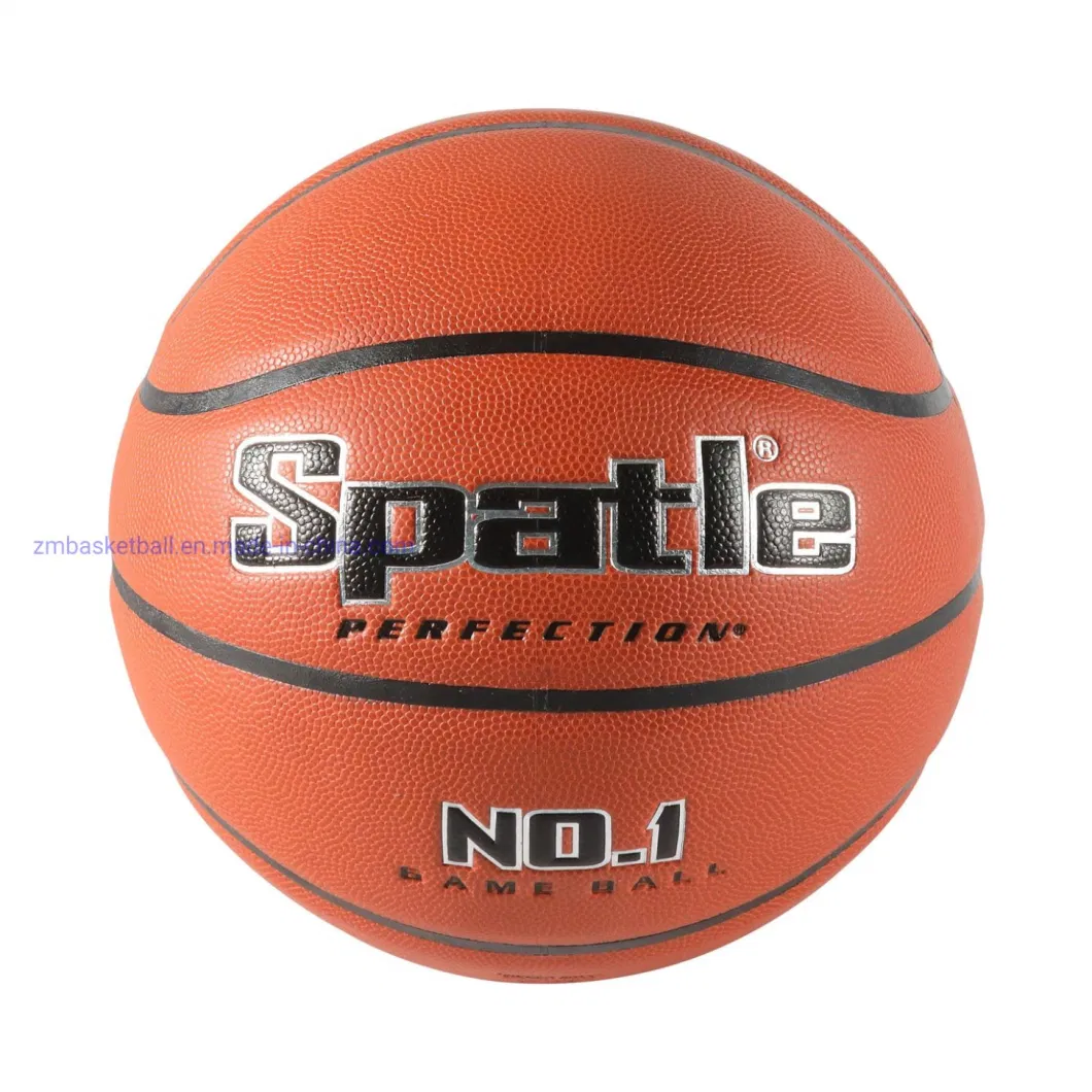 Customized Microfiber Basketball with PVC Lamination, Size 7, for Adults