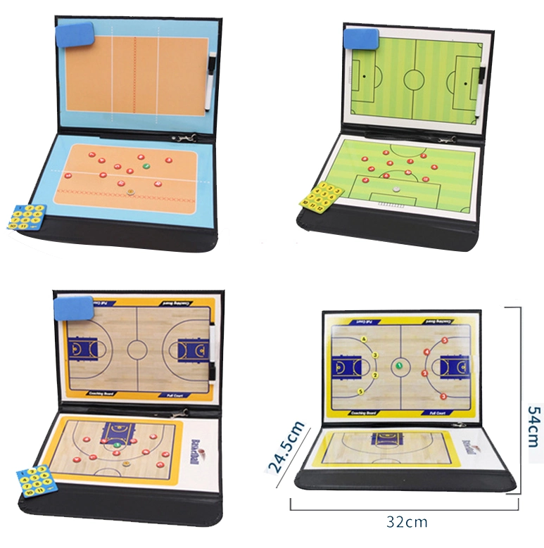 Wholesale Football Coaching Board Coaches Clipboard Tactical Magnetic Boards Kit with Dry Erase