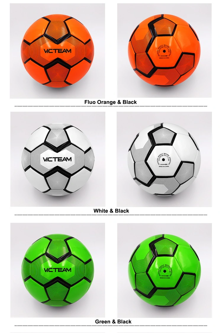 New Design Custom Printed PVC Leather Soccer Ball