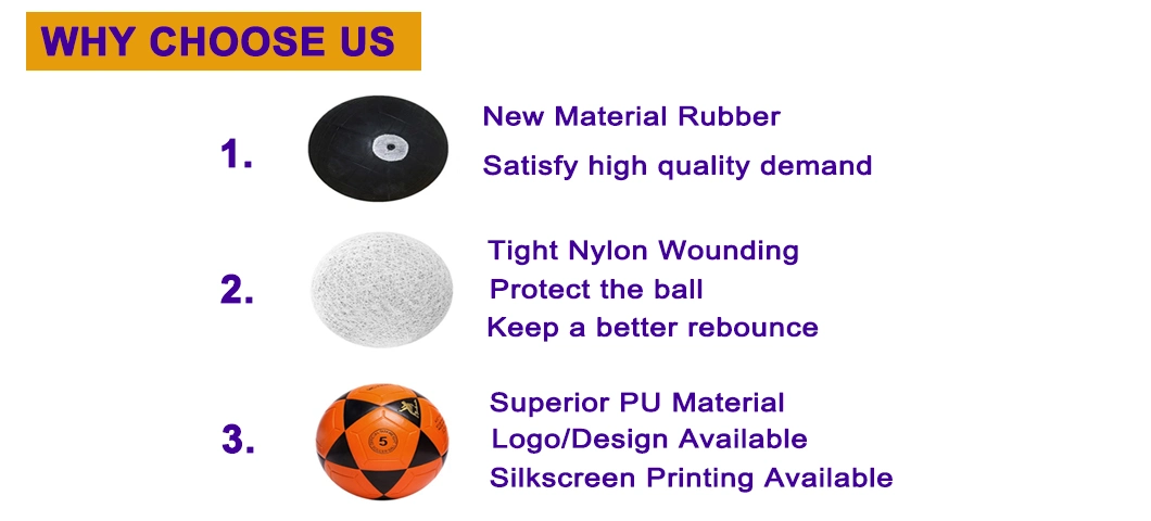 High Quality Official Size 5 Machine Stitched PU Football Soccer Ball for Competition