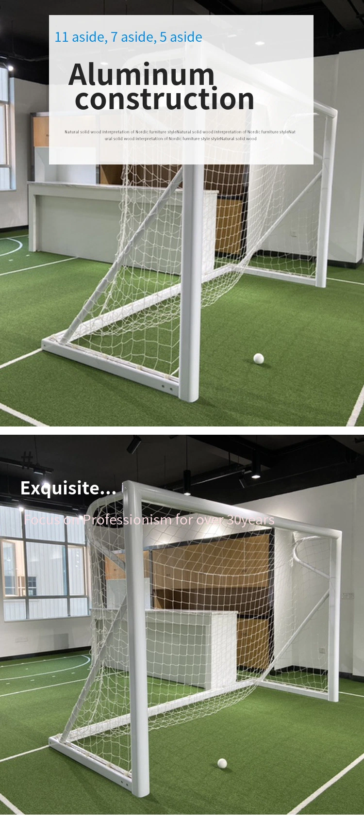 Football Gate Goal Frames Team Sports Soccer Goal Aluminum Soccer Goal Doors