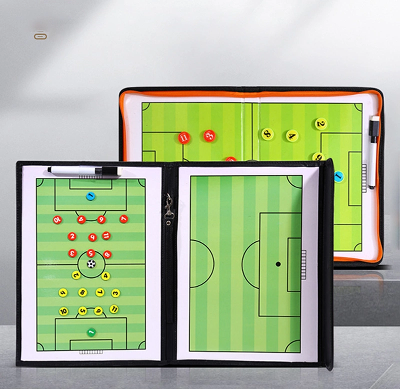 Wholesale Magnetic Soccer Tactic Board Dry Erase Marker, Eraser, Foldable and Portable Football Coaching Board Tool