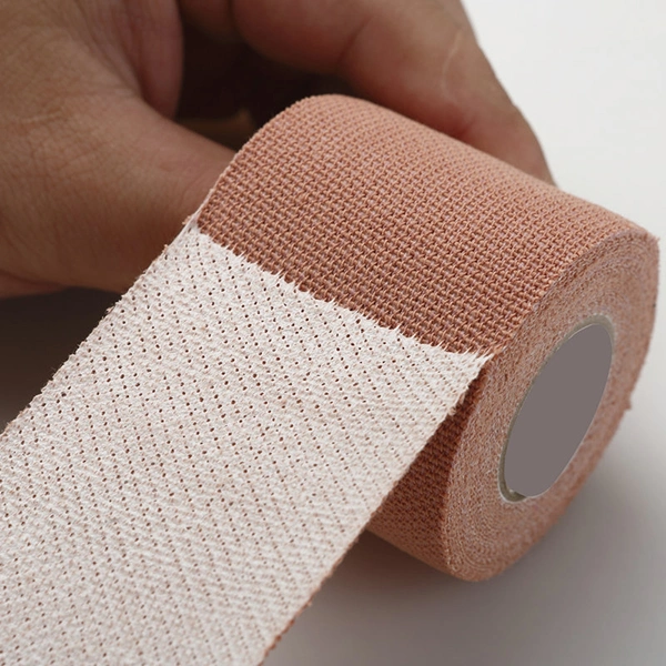 Free Samples &amp; CE FDA Certified Heavy Adhesive Cotton Elastic Sport Protective Tape