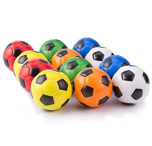 Colorful Logo Printed Different Sizes Eco-Friendly Kids Toys Mini Stress Soccer Balls