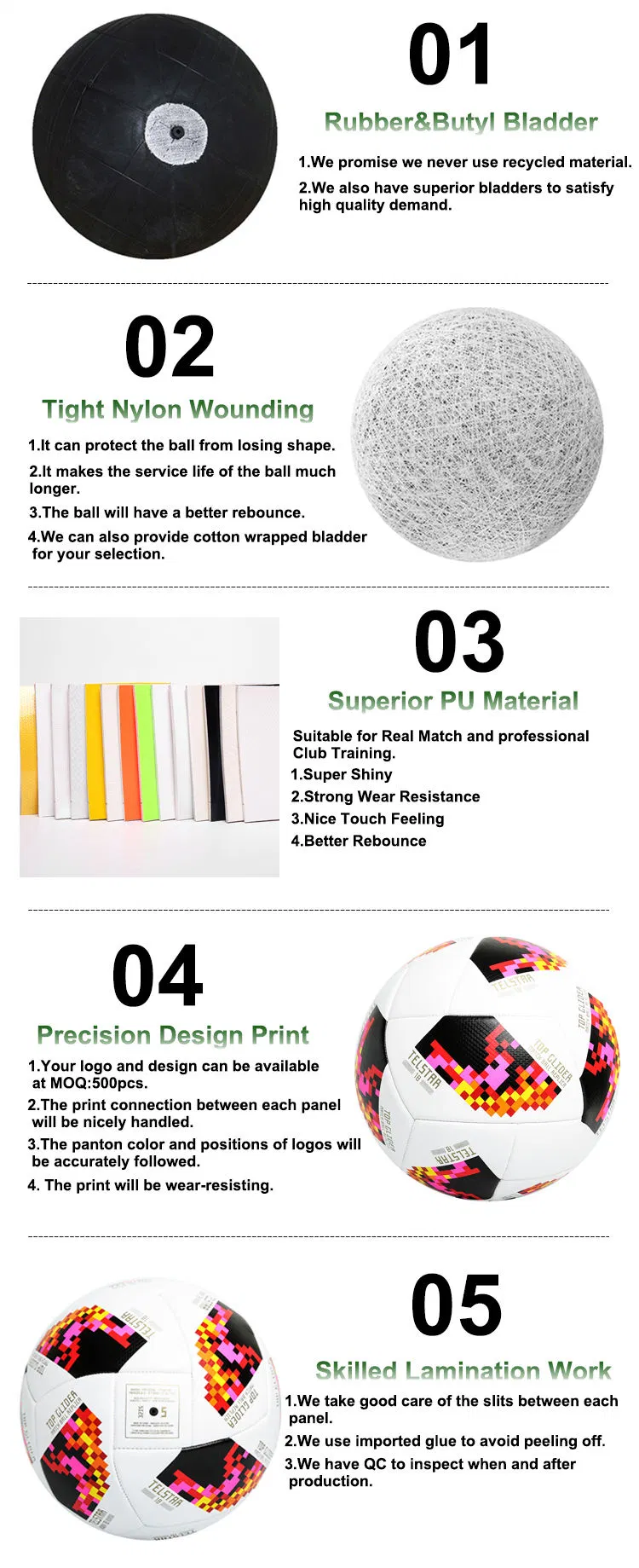 New Design Custom Official World Cup Soccer Ball