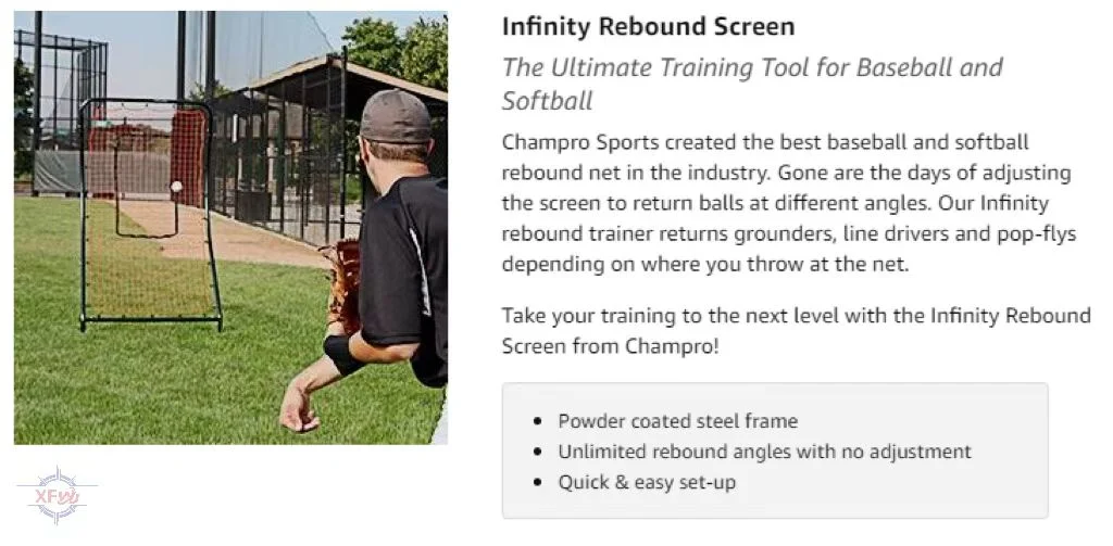 Professional Portable PE Nets Sports Training Equipment Baseball Softball Golf Soccer Goal