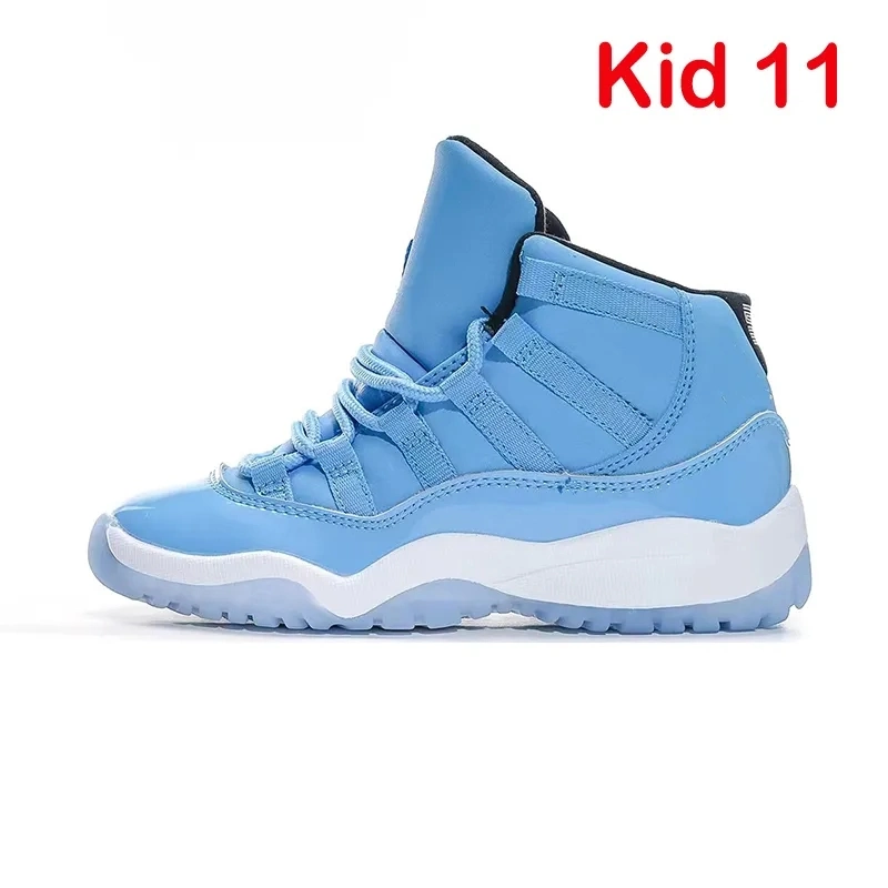 Hot 2023 Kids 11s Kid Basketball Shoes Jam Bred Youth Fashion Boys Sneakers Children Boy Girl White Athletic Toddlers Outdoor Size 28-35 Designer Shoes