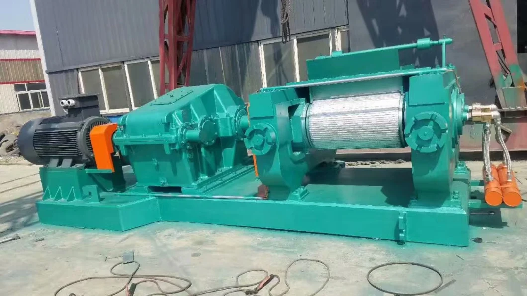 Waste Tyre Crushing Machine / Rubber Cracker Mill