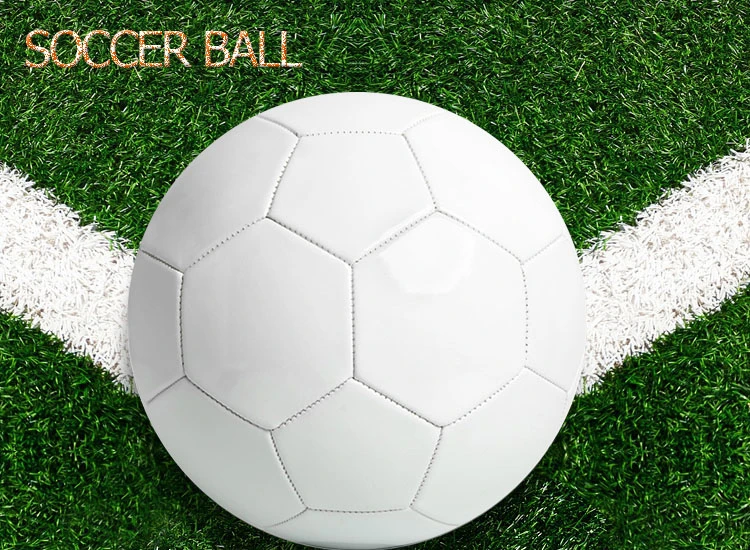 PVC Soccer Ball-Promotional Soccer-White Blank Soccer Ball