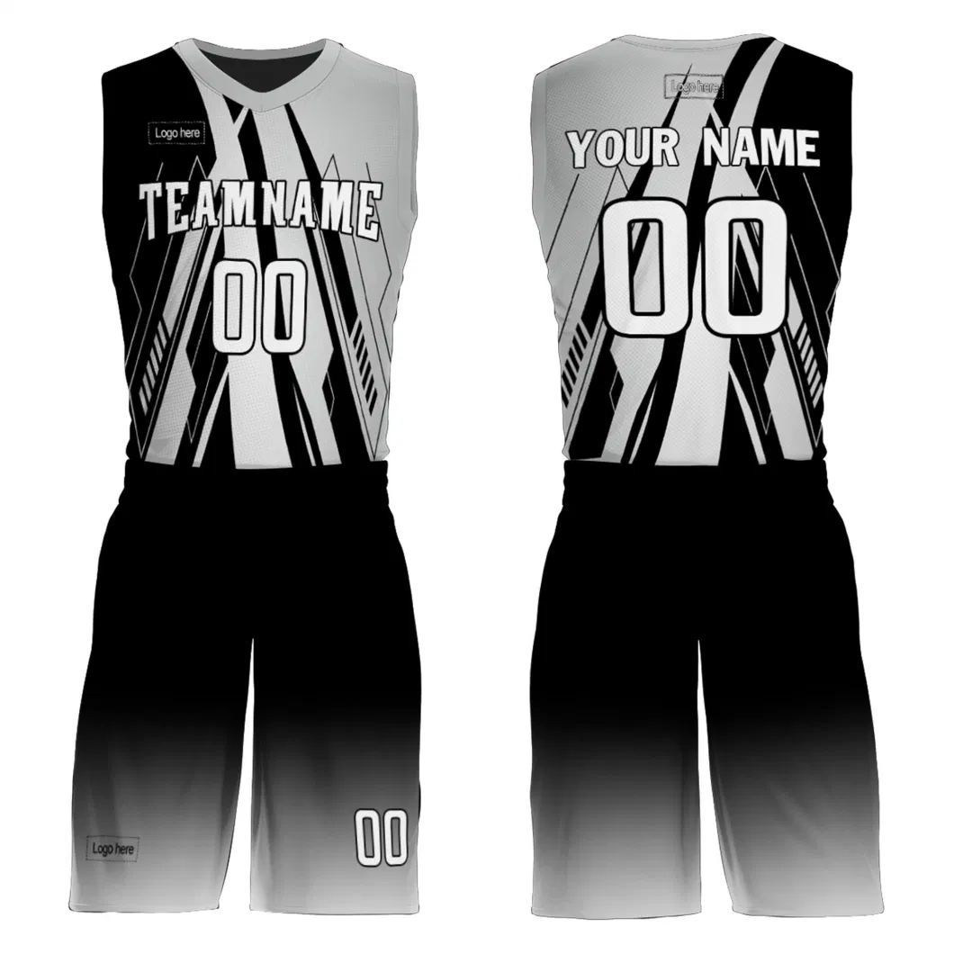 Custom Team Logo&Number&Name Polyester Basketball Training Jersey Drop-Shipping Sport Wear