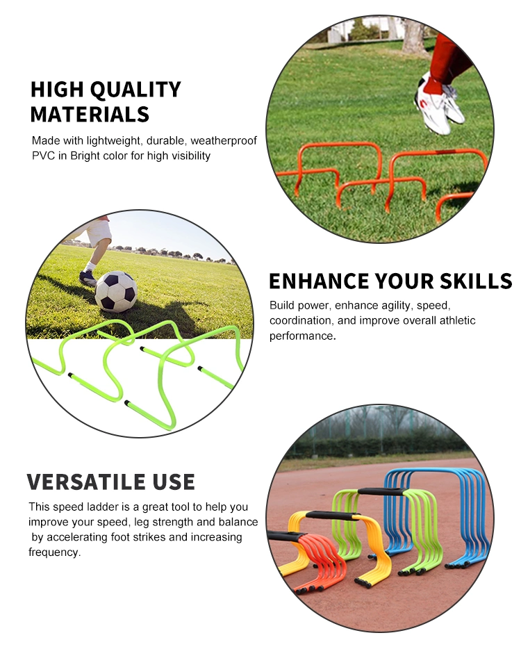 Adjustable PVC Football Soccer Training Agility Hurdle