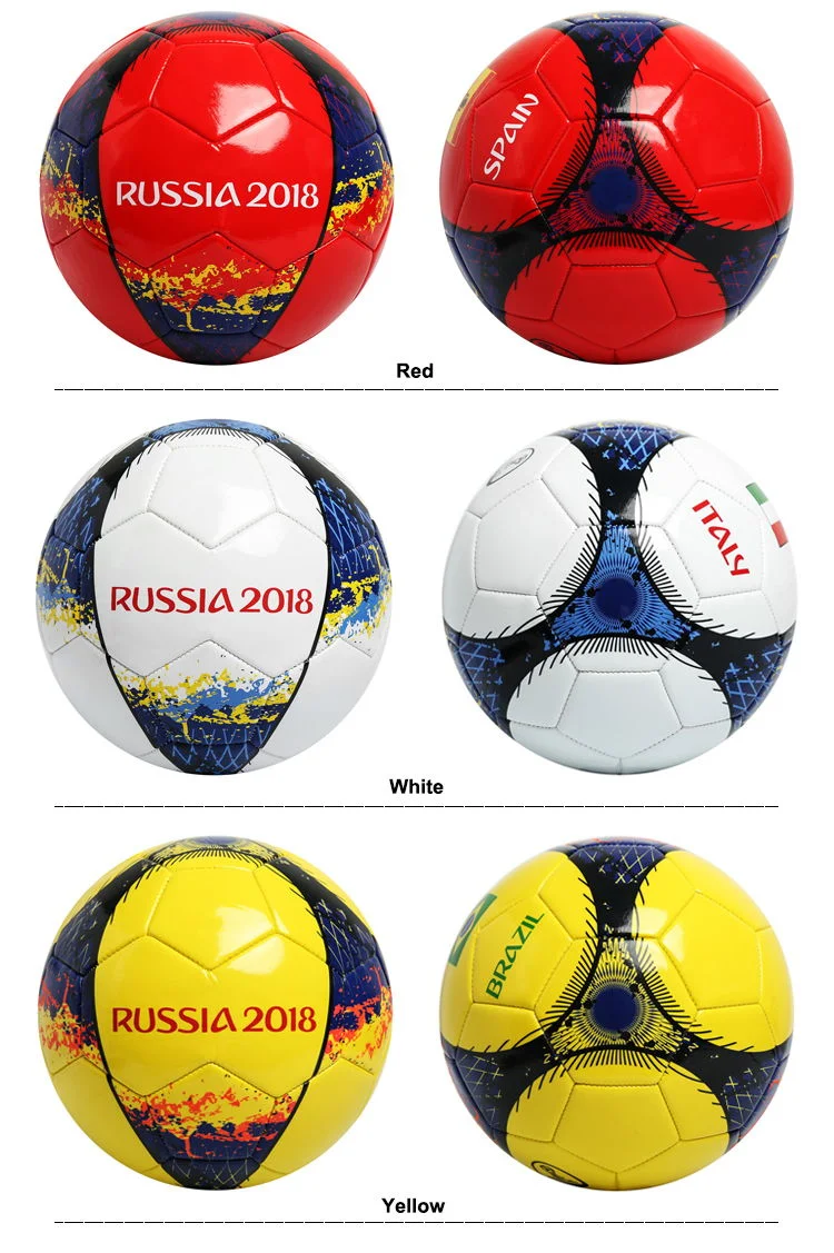 Custom Printed Size 5 Training Leather Soccer Ball