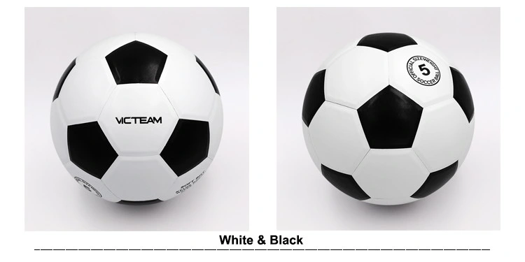 Official Size Lamination PU Cover Drill Soccer Ball