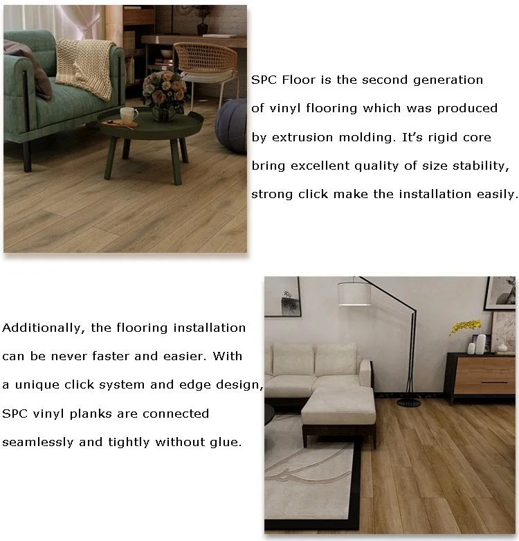 Spc Vinyl Flooring Plank with Click