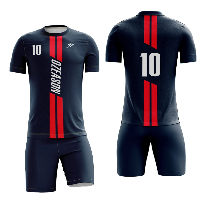 Custom Number Logo Sublimation Soccer Jersey Set Young Soccer Training Team Wear for Men