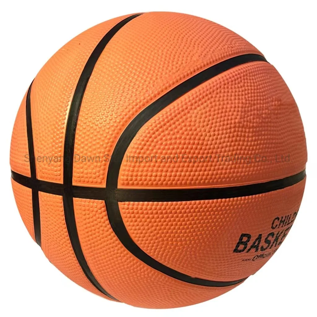 Official Size Rubber Basketball with Logo Printing Leather Basketball