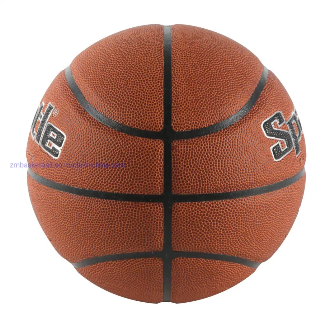 Customized Microfiber Basketball with PVC Lamination, Size 7, for Adults