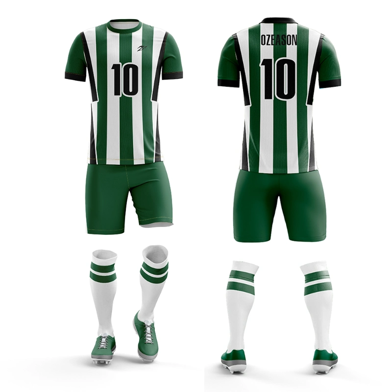 Custom Number Logo Sublimation Soccer Jersey Set Young Soccer Training Team Wear for Men