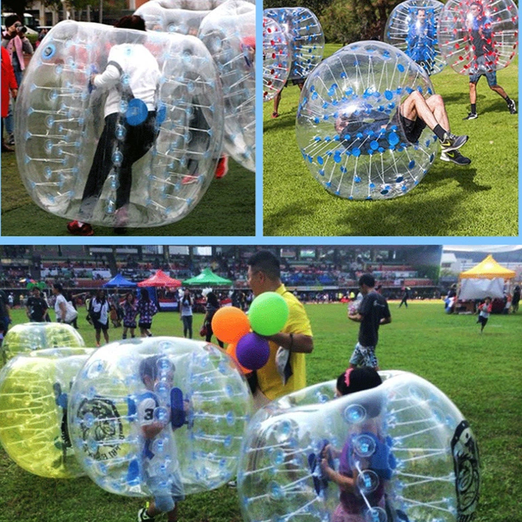 Funny PVC Giant Inflatable Body Zorb Ball, Bubble Soccer Balls Human Balls for Adults