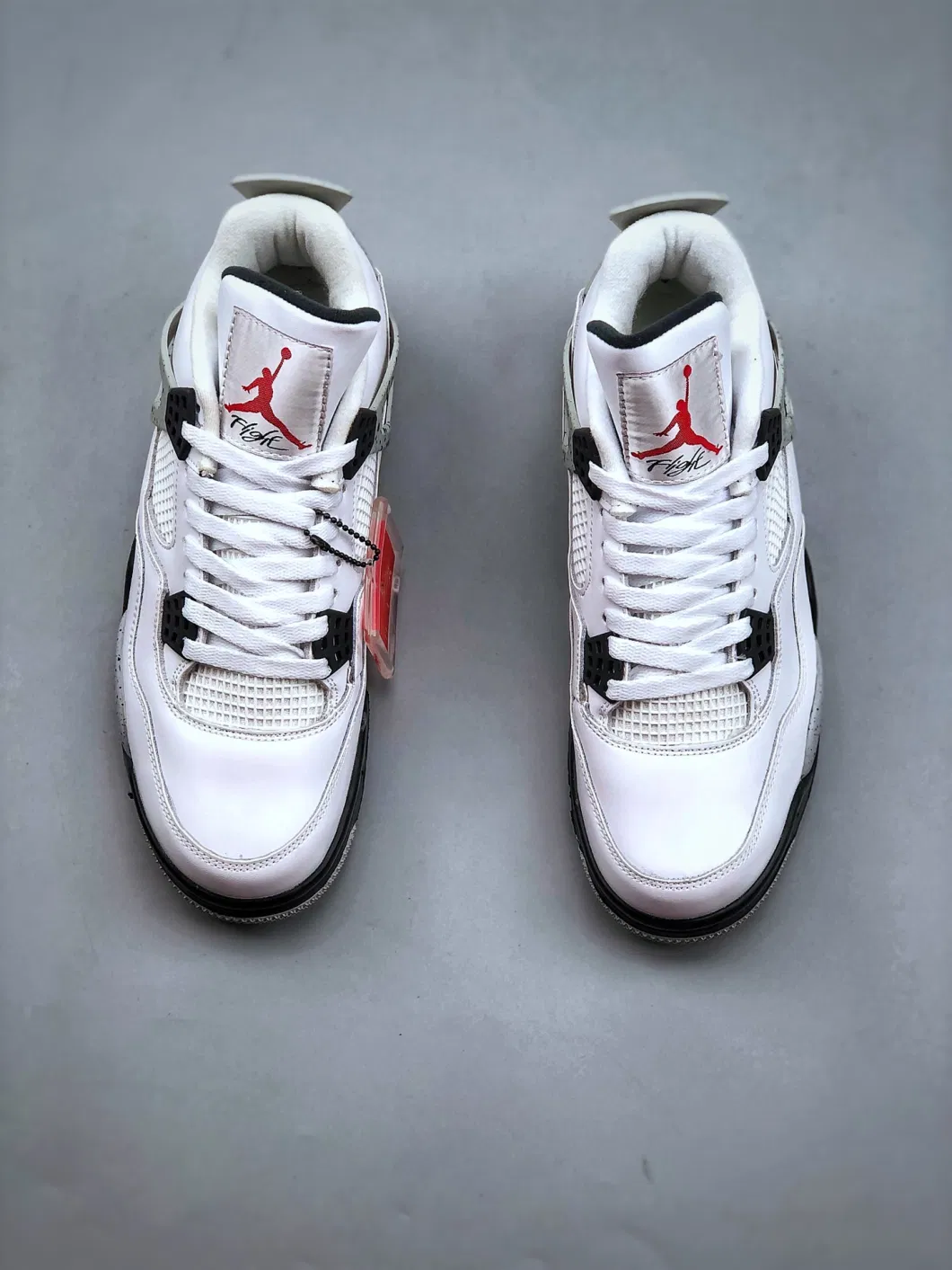 Fashion Air Jordan 4 White Cement Basketball Nike Shoes