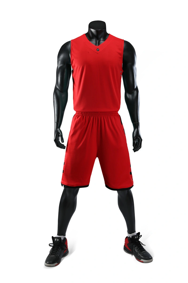 Custom Mens Club Sport Wear Breathable Dryfit 2PCS Tops and Shorts Set Black Basketball Football Uniform Jersey for Youth Boys
