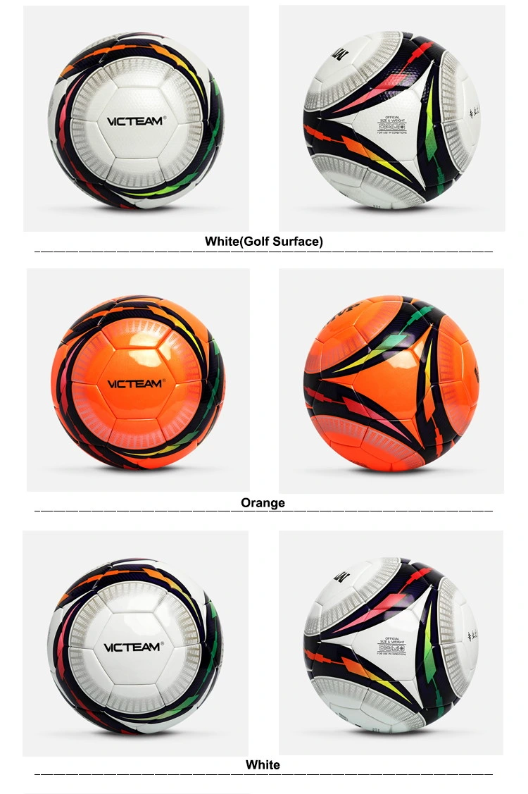 All-Weather Size 5 4 PU Leather Match Soccer Ball