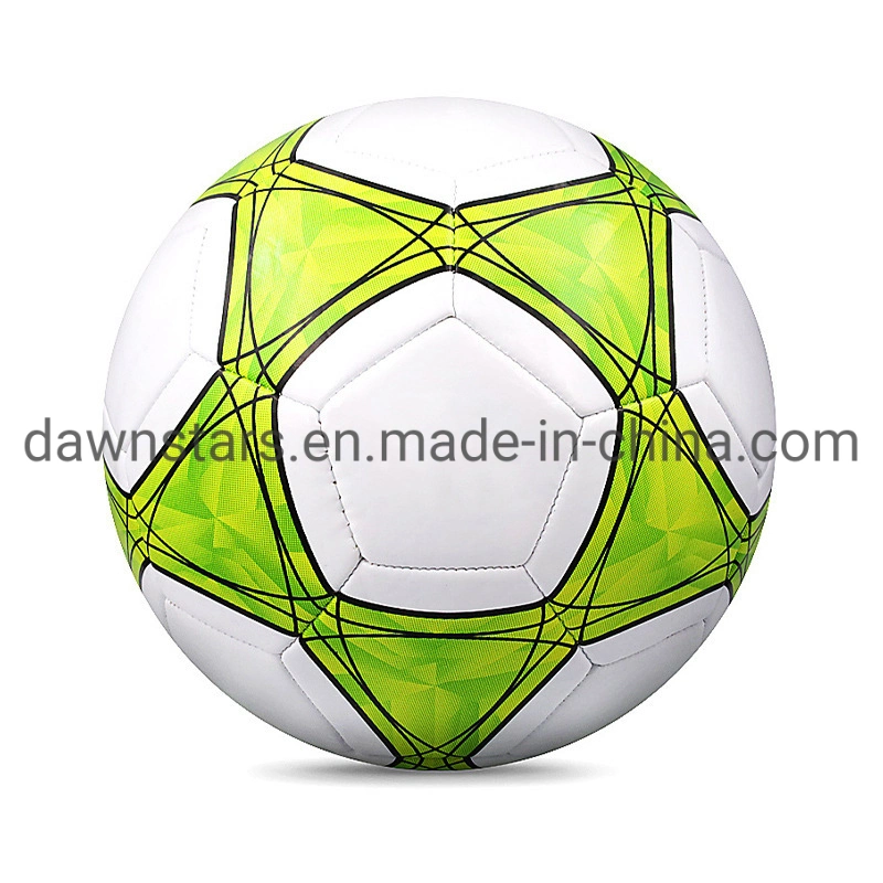 China Wholesale Factory Custom Logo Size 5 PVC Football Machine Stitched Training Ball