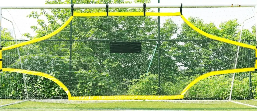 Heavy Duty Polyester Mesh Fabric Football Soccer Post Target Shot Training Goal