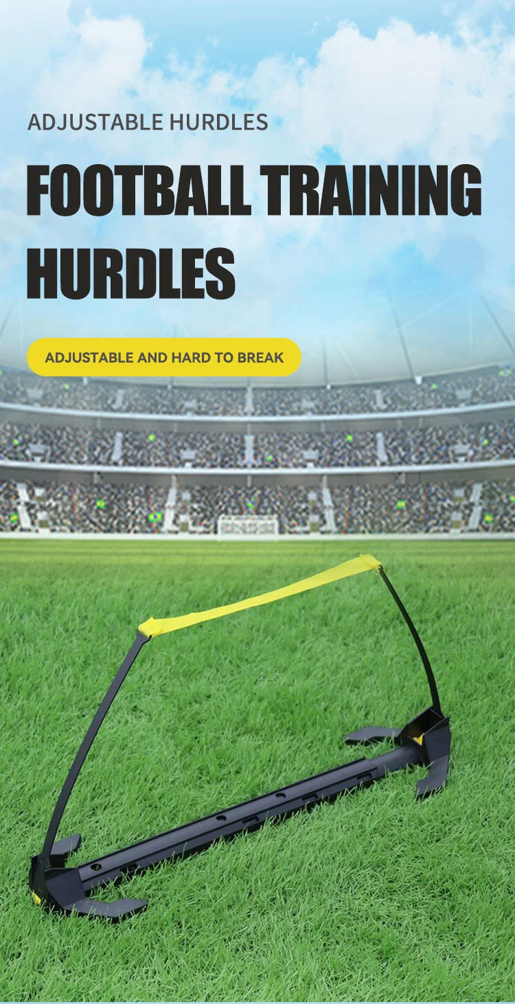 Professional Football Soccer Training Equipment Adjustable Training Fitness Agility Hurdles