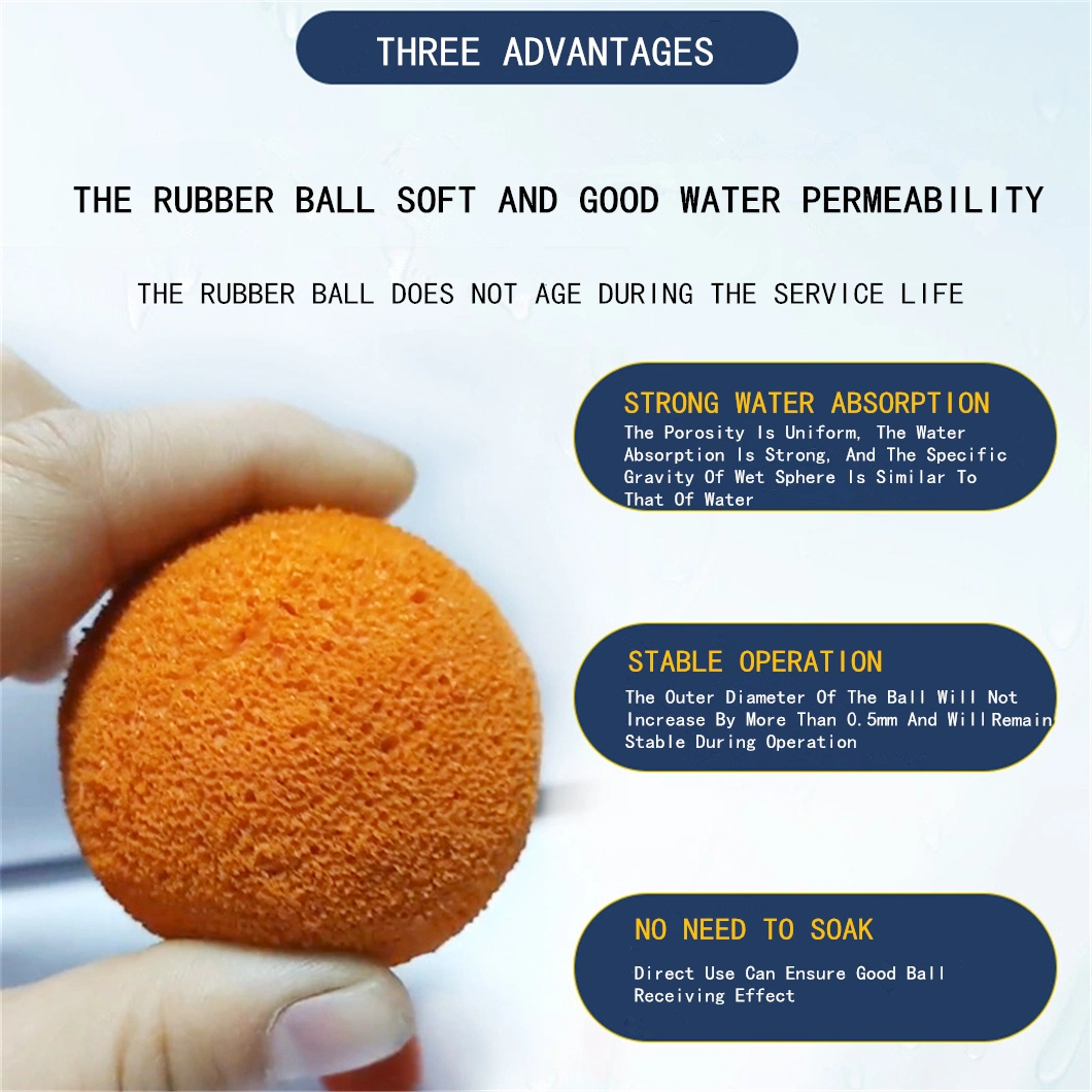 Sponge NR Rubber Ball for Condenser Cleaning